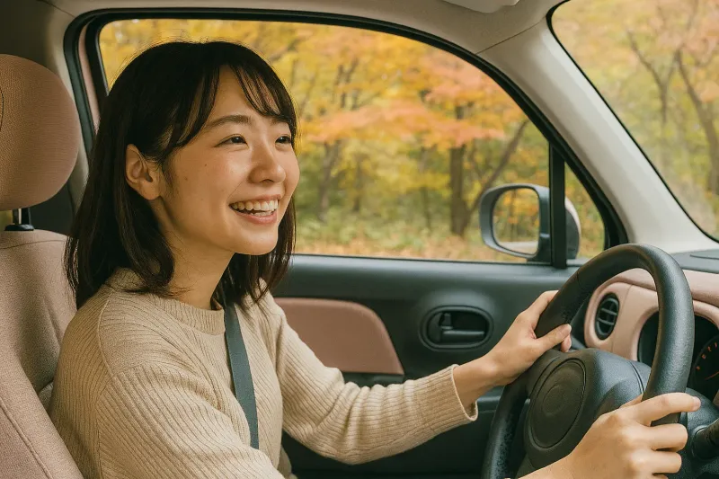 秋のドライブ