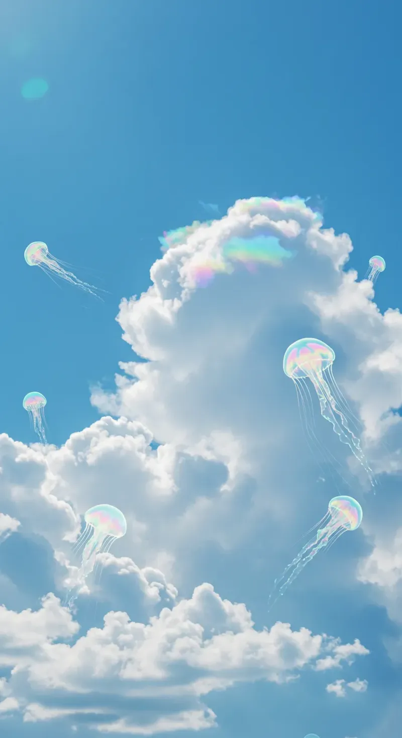 空飛ぶクラゲ