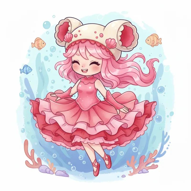 水中のタコ