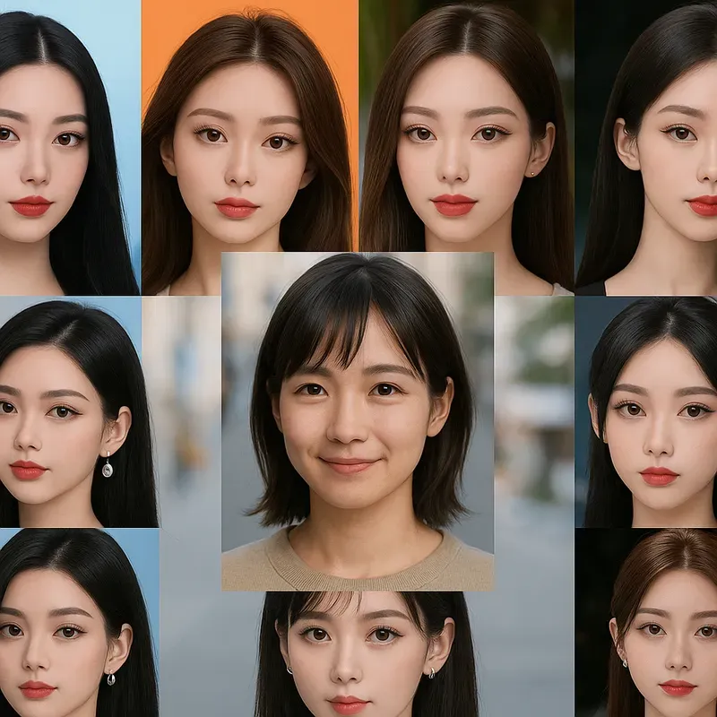 キャラクターの顔問題を示す画像