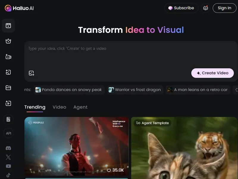 Hailuo AI (海螺AI：ハイルオ)のイメージ画像 1