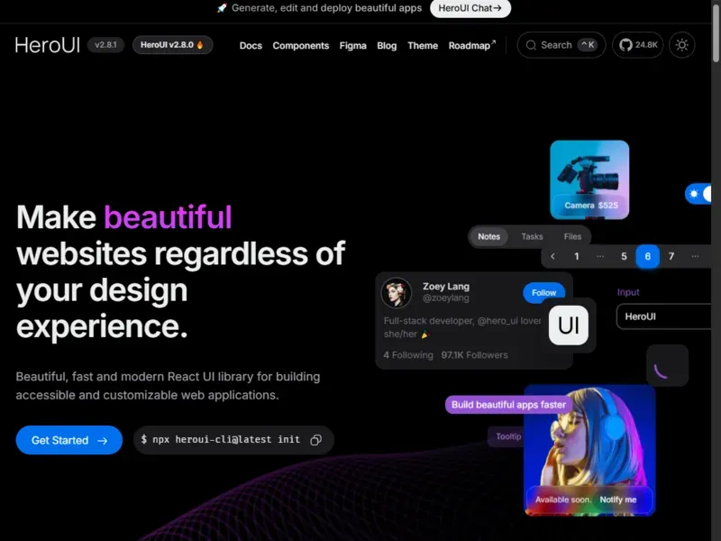 HeroUI (ヒーローユーアイ)のイメージ画像 1