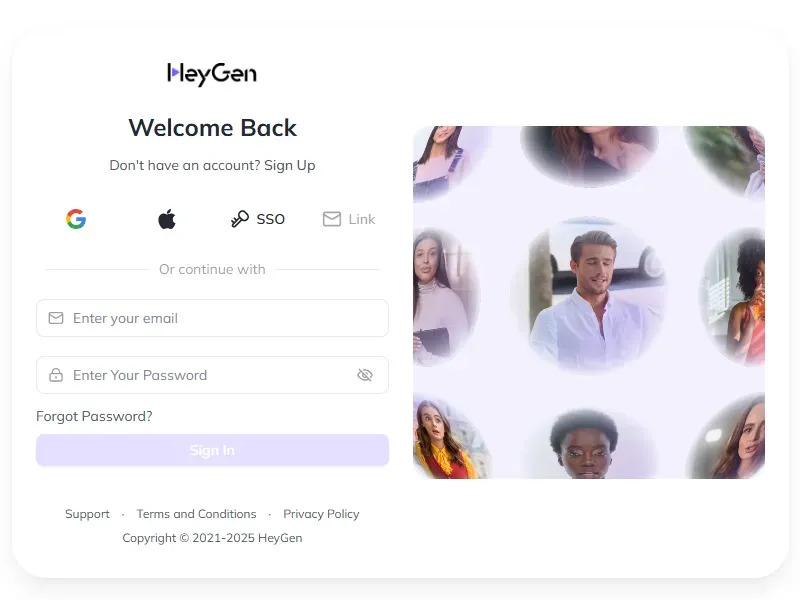 HeyGenのイメージ画像 1