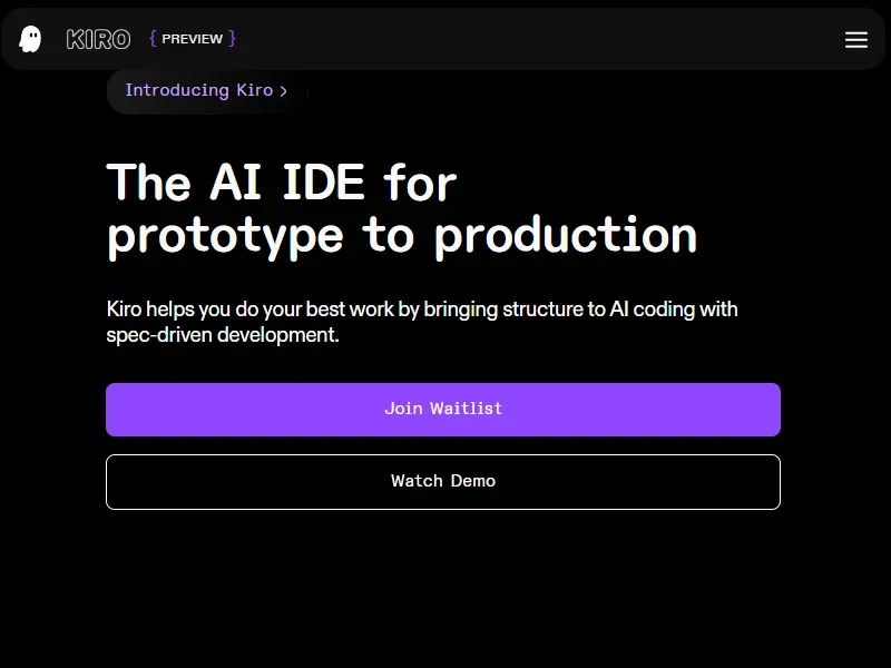 Kiro（プレビュー版）のイメージ画像 1