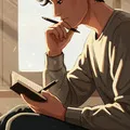 考える男性