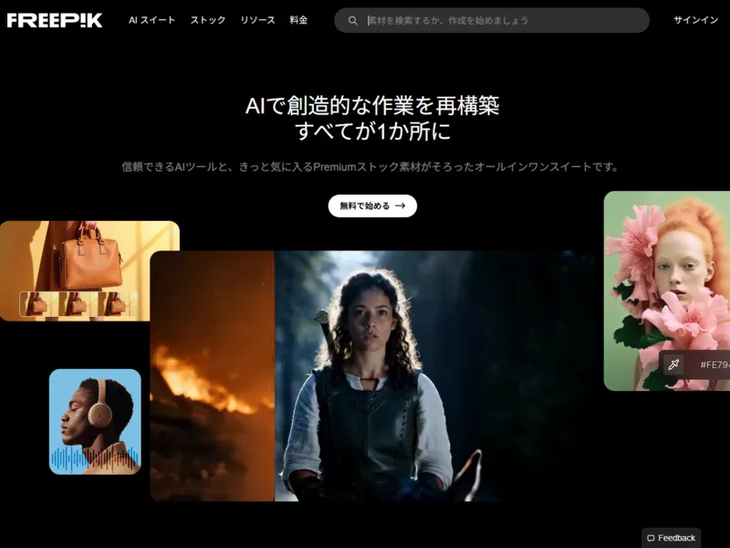 Freepikのイメージ