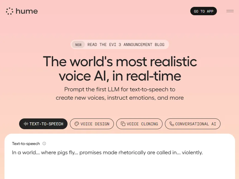 Hume AIのイメージ