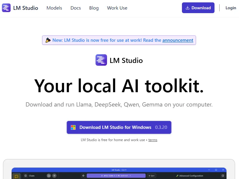 LM Studioのイメージ