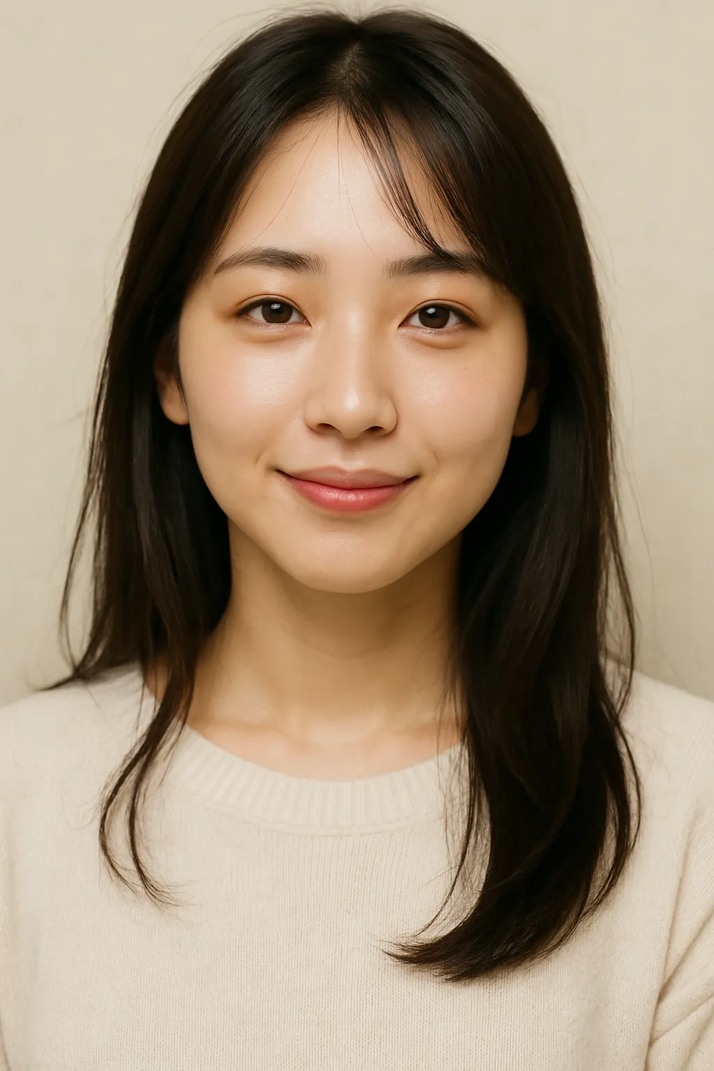 AI生成の微笑む女性