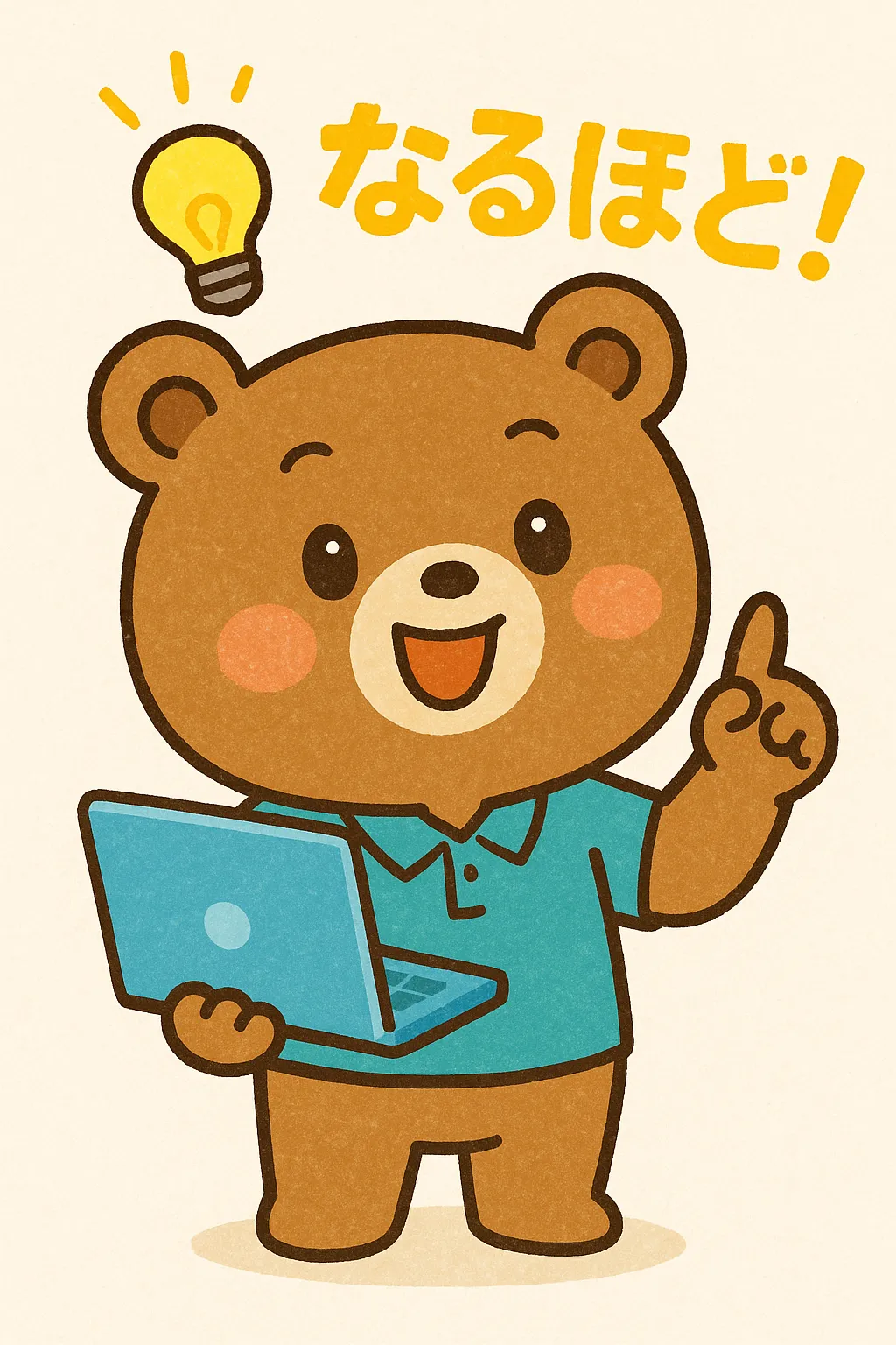 AI生成のクマのイラスト