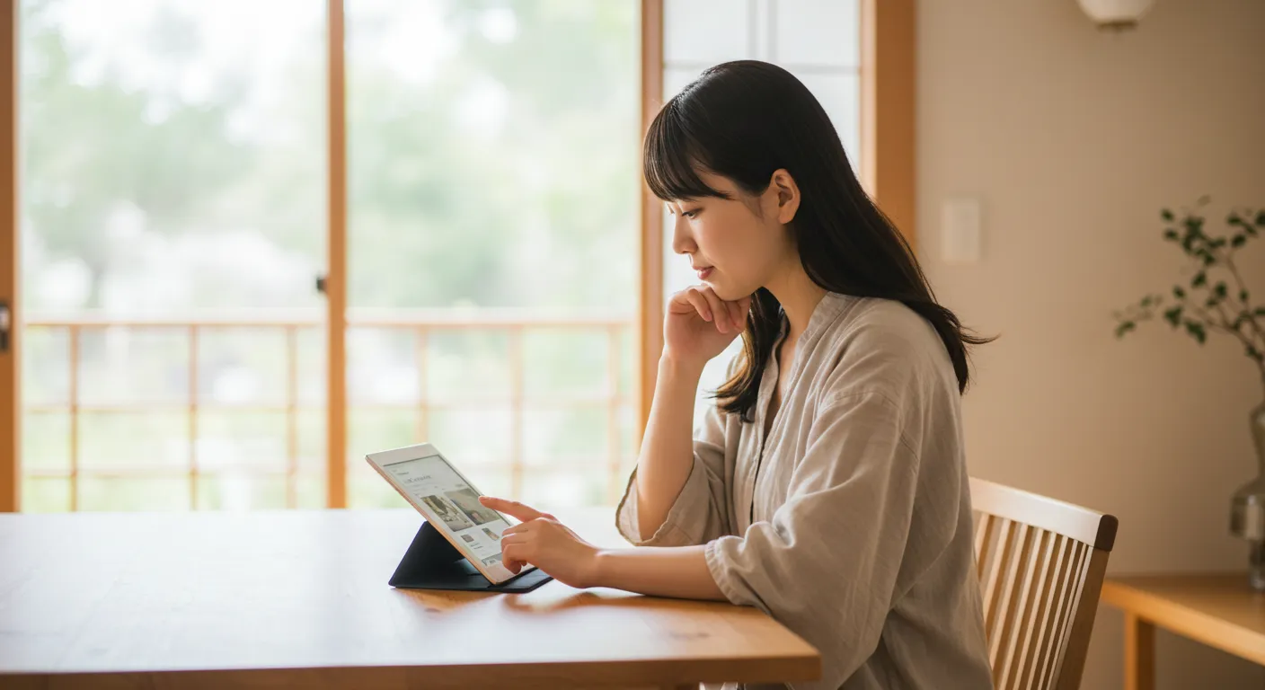 AI生成のくつろぐ女性