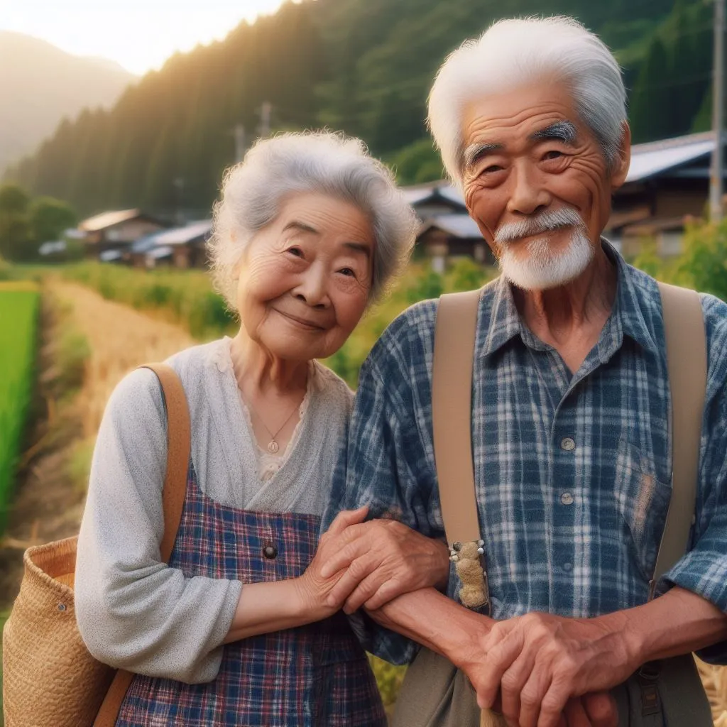 AI生成のおじいさんとおばあさん