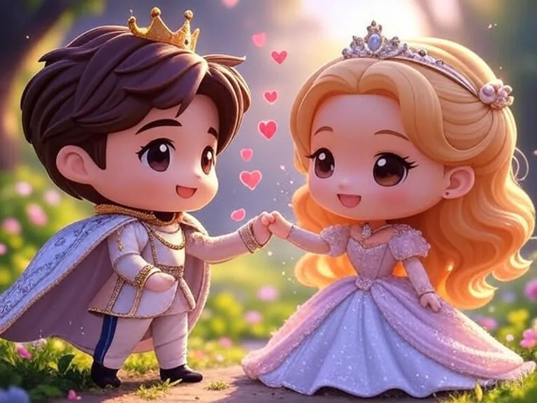 AI生成の王子と姫